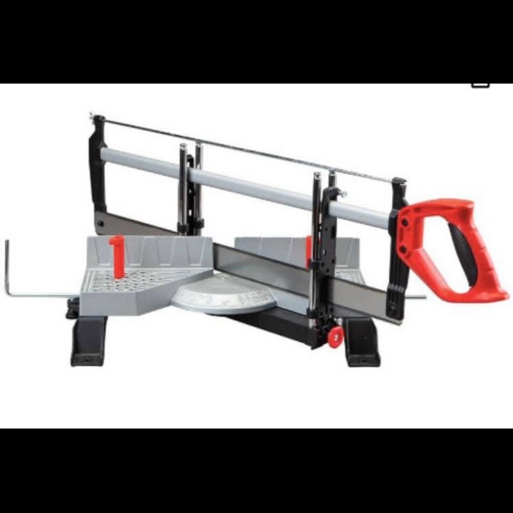 Craftsman Clamping Miter Box with Saw 22” - New, Open box